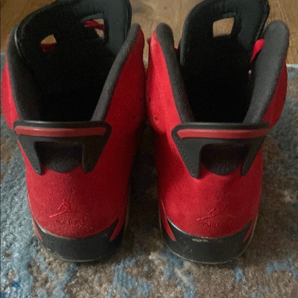 Jordan Red and Black Sneakers - Picture 3 of 4